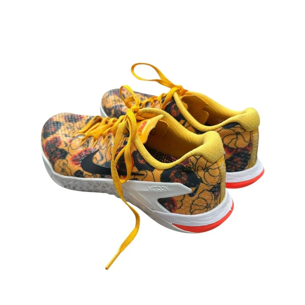 Nike Metcon 4 XD Premium Floral Gold Training Shoe Women’s 8 CrossFit HIIT